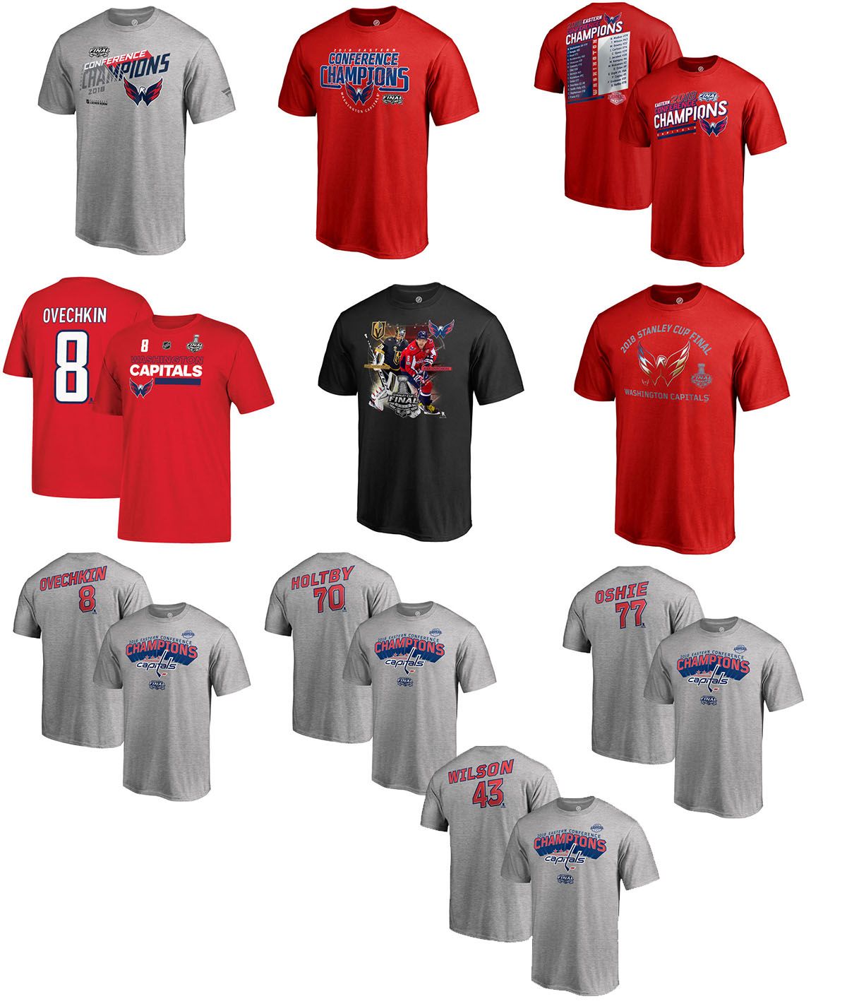 washington capitals championship shirt