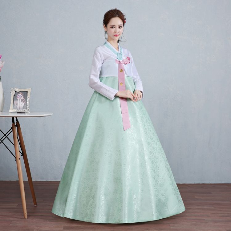 الكورية اللباس التقليدي الهانبوك الكورية الوطنية زي ملابس الآسيوية ازياء النساء الملابس الاحتفالية 2020 من Hiem 186 41ر س موبايل Dhgate