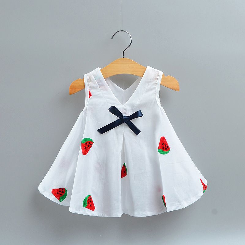 Baby Girl Kids Dress Casual Party Infant Outfit Sleeveless Princess Gallus Dress