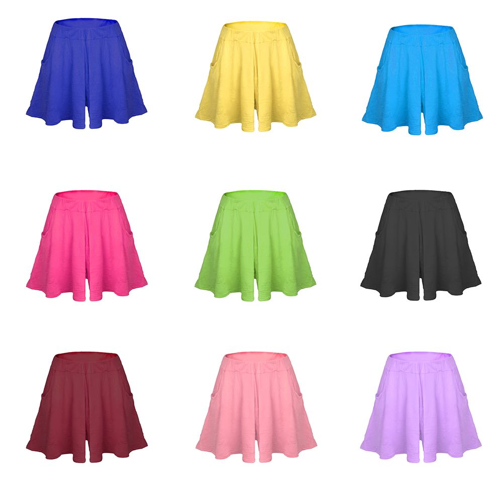 calça larga feminina curta