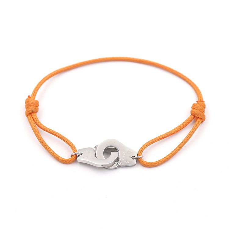 Corde d'argent + orange