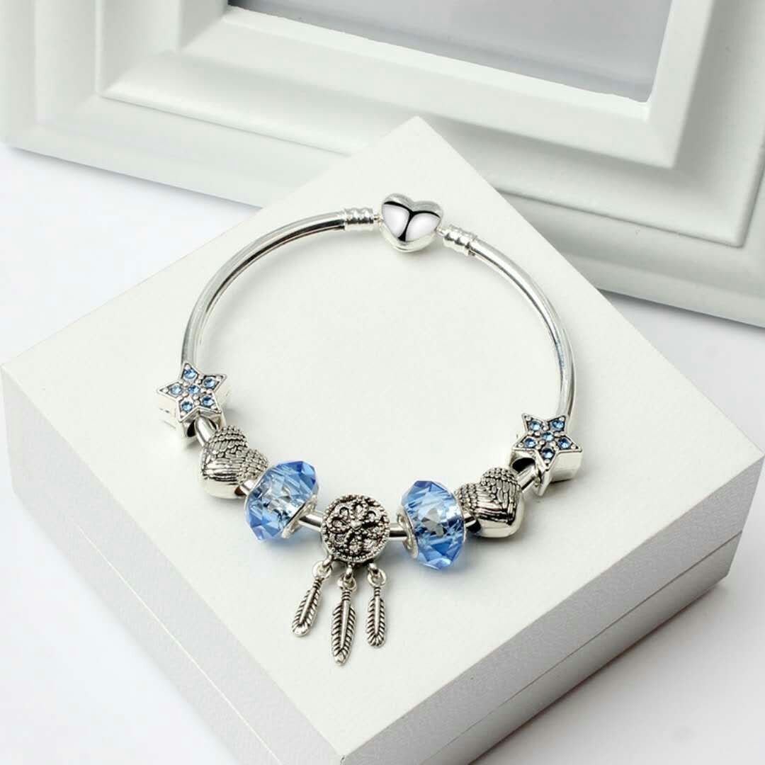 bracelet pandora 19 cm fermeture etoile bracelet pandora 19 cm fermeture etoile