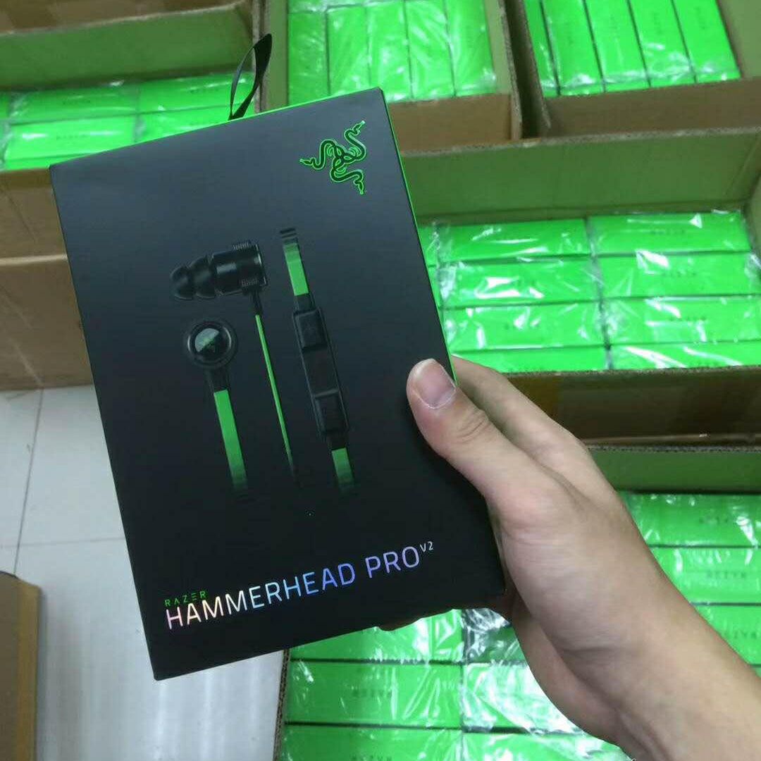 Razer Hammerhead Pro V2 Headphone In Ear Earphone With Microphone With Retail Box In Ear Gaming Headsets Noise Isolation Stereo Bass 3 5mm Headset For Cell Phone Mobile Phone Headset From Zhangtracy714 14 78