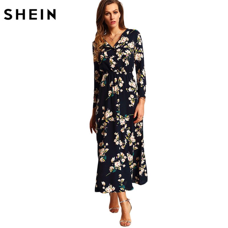 shein full sleeve dresses