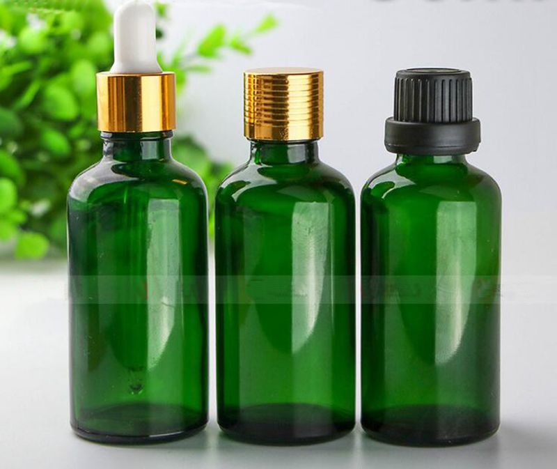 Best Seller Glass E Liquid Dropper Bottles Wholesale 50ml Green