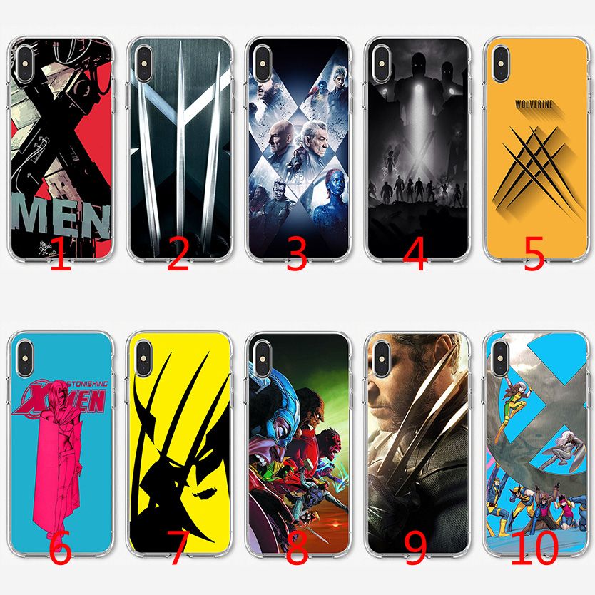 X hombres Wolverine Funda de silicona suave de TPU X XS XR 8