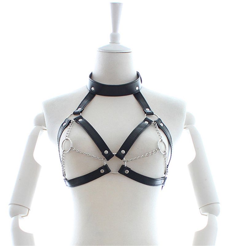 Breast Shibari Couro PU Hot Sexy Lingerie Mulheres Breast Bondage Restraint Babydoll Com Cadeia Fetiche Clubwear Boneca Do Bebê Trajes Eróticos Novo Y1892909 De Shenfa03, $73,67 | DHgate