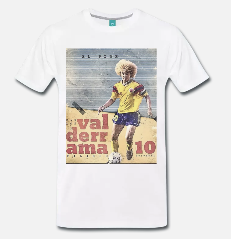 carlos valderrama jersey