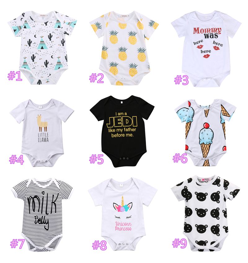 Baby one piece romper suit new cotton short//long sleeve KISS logo