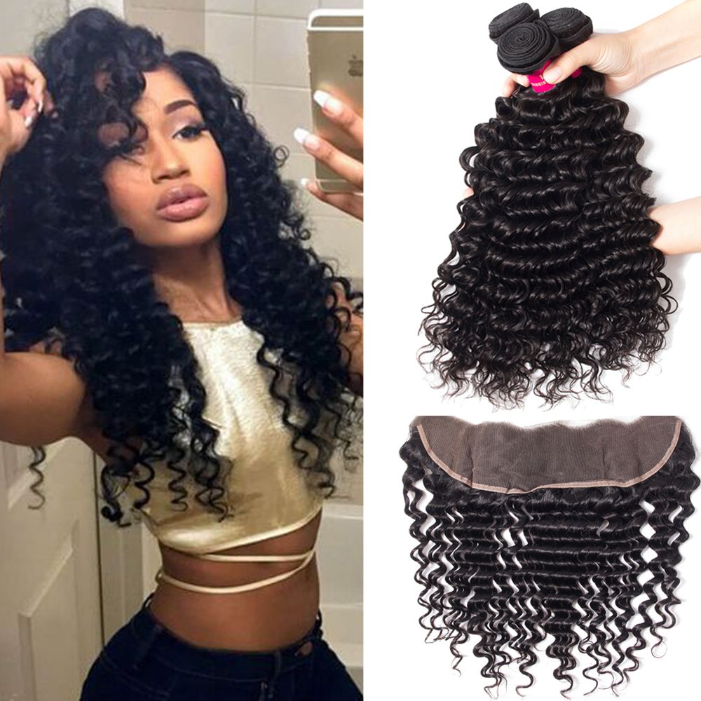 2020 8a Remy Brazilian Straight Body Wave Loose Wave Deep Wave