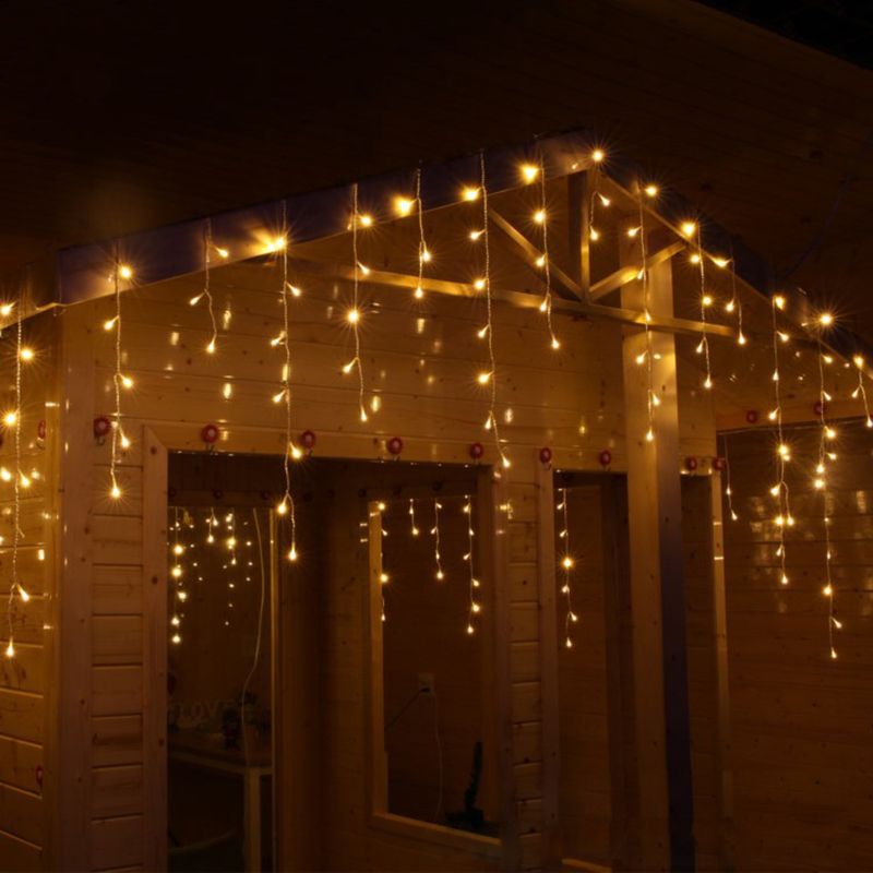 10M x 0.65M 320 LED Outdoor Curtain String Light Christmas Xmas Fairy Wedding