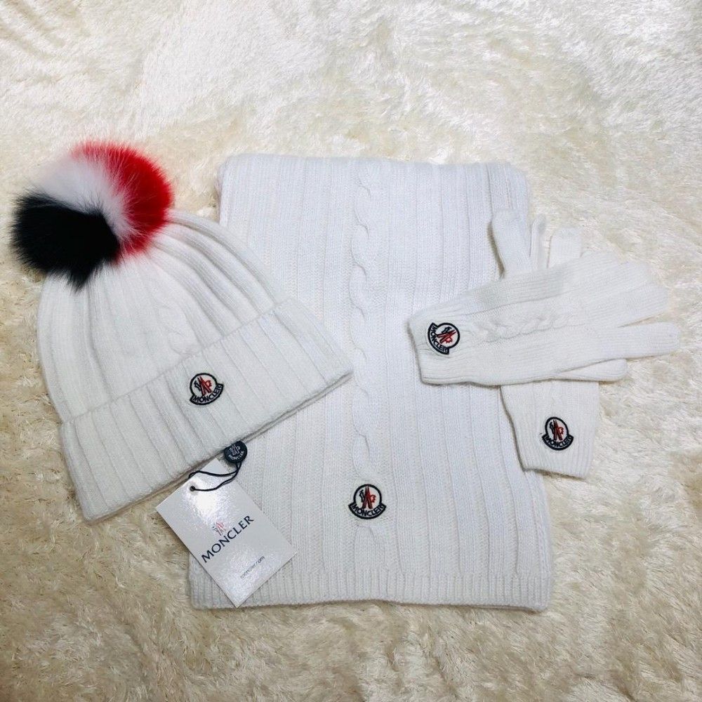 womens moncler hat and scarf set