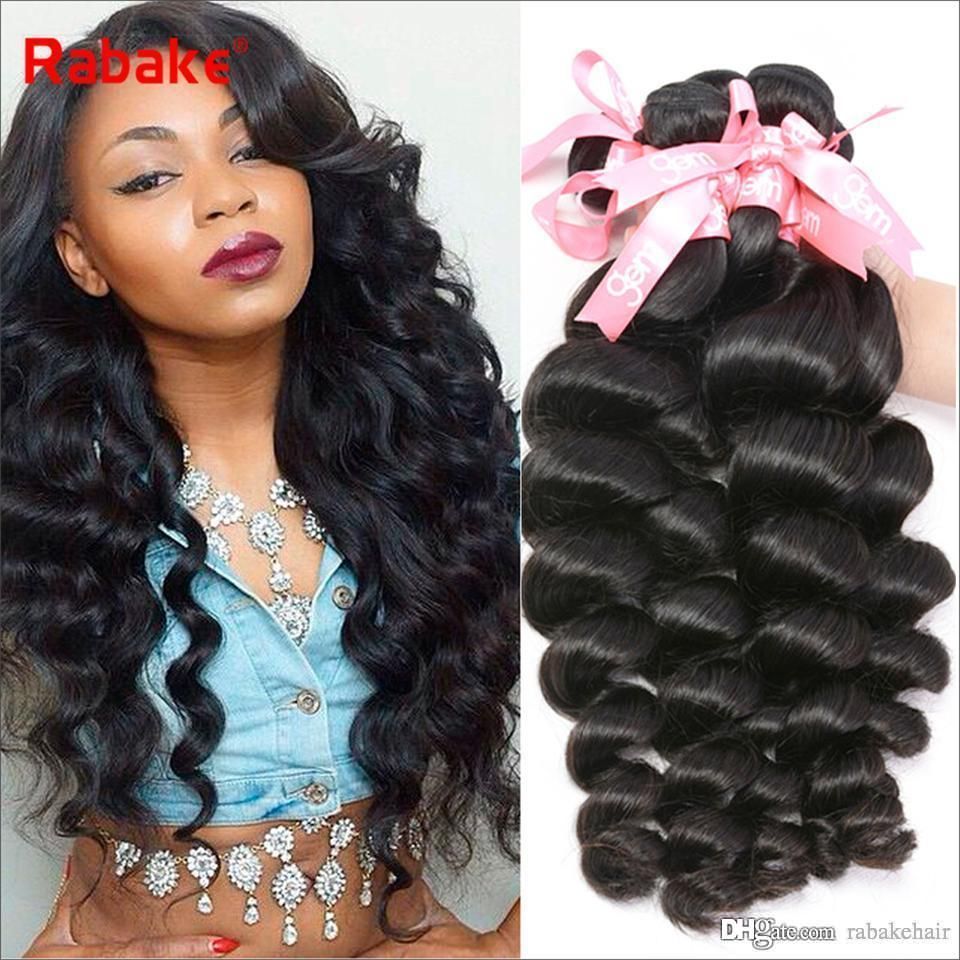 Brazilian Virgin Hair Weave Bundles Loose Wave 100 Unprocessed