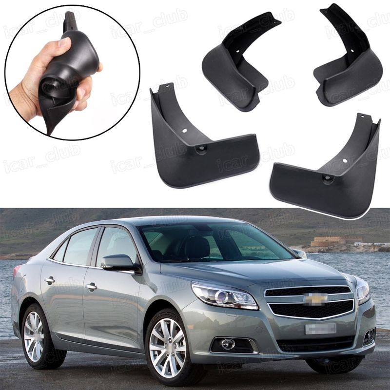 Mud Flap Splash Guard 4pcs Kit For Chevrolet Malibu 2013-2015