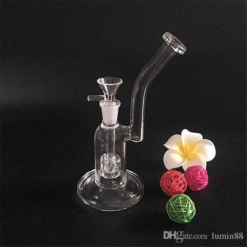 2020 New Clear Small Portable High Quality Bubbler Glass Bong Water