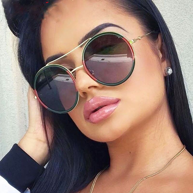 Lima Lograr Presentador Gafas de sol redondas de mujer 2018 Shades de lujo Gafas de sol Mujer Hombre Retro Lima Lograr Presentador Gafas de sol redondas de mujer 2018 Shades de lujo Gafas de sol Mujer Hombre Retro