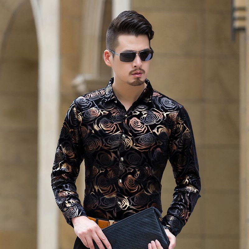 camisas estampadas hombre