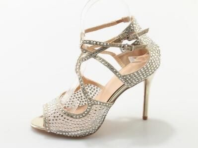 bling strappy heels