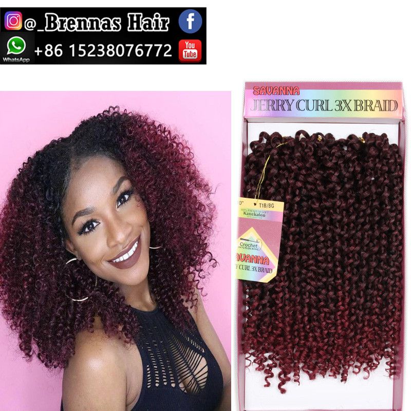 2020 3xsynthetic Hair Extension Weave Grey Afro Kinky Curly