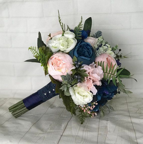 silk bridesmaid bouquets