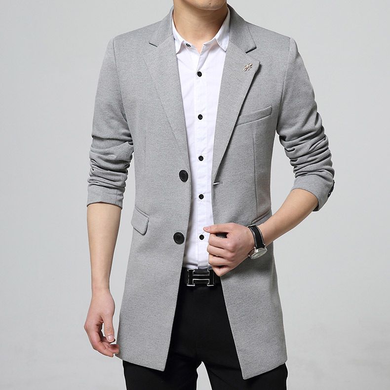 long mens blazer