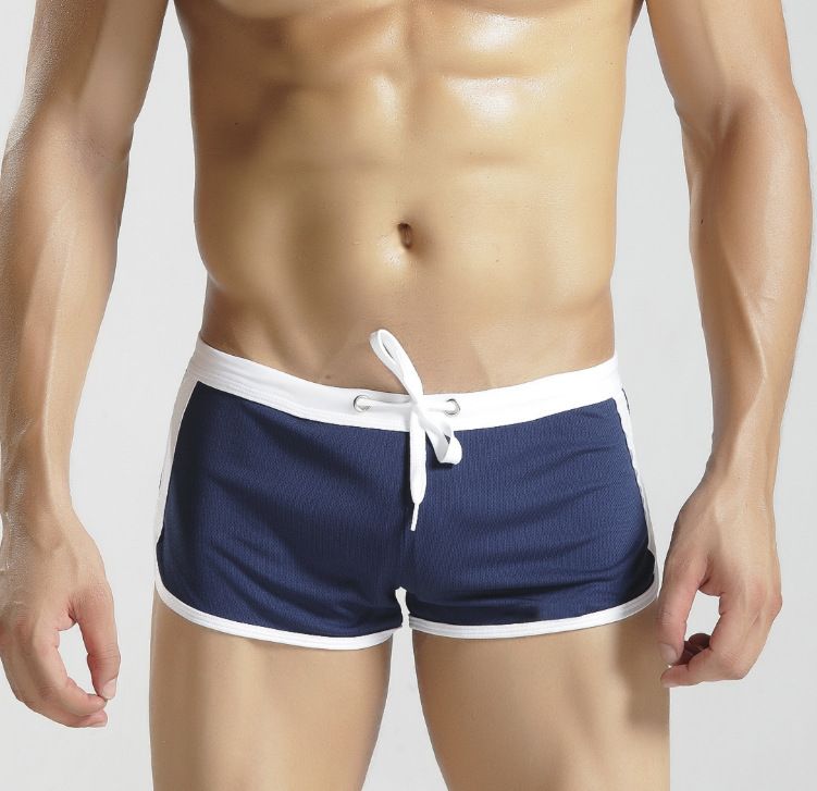 Mens Active Trunks Sexy Low Waist Loose 