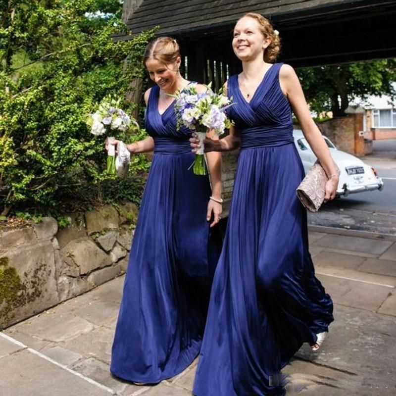 royal blue and lime green bridesmaid dresses