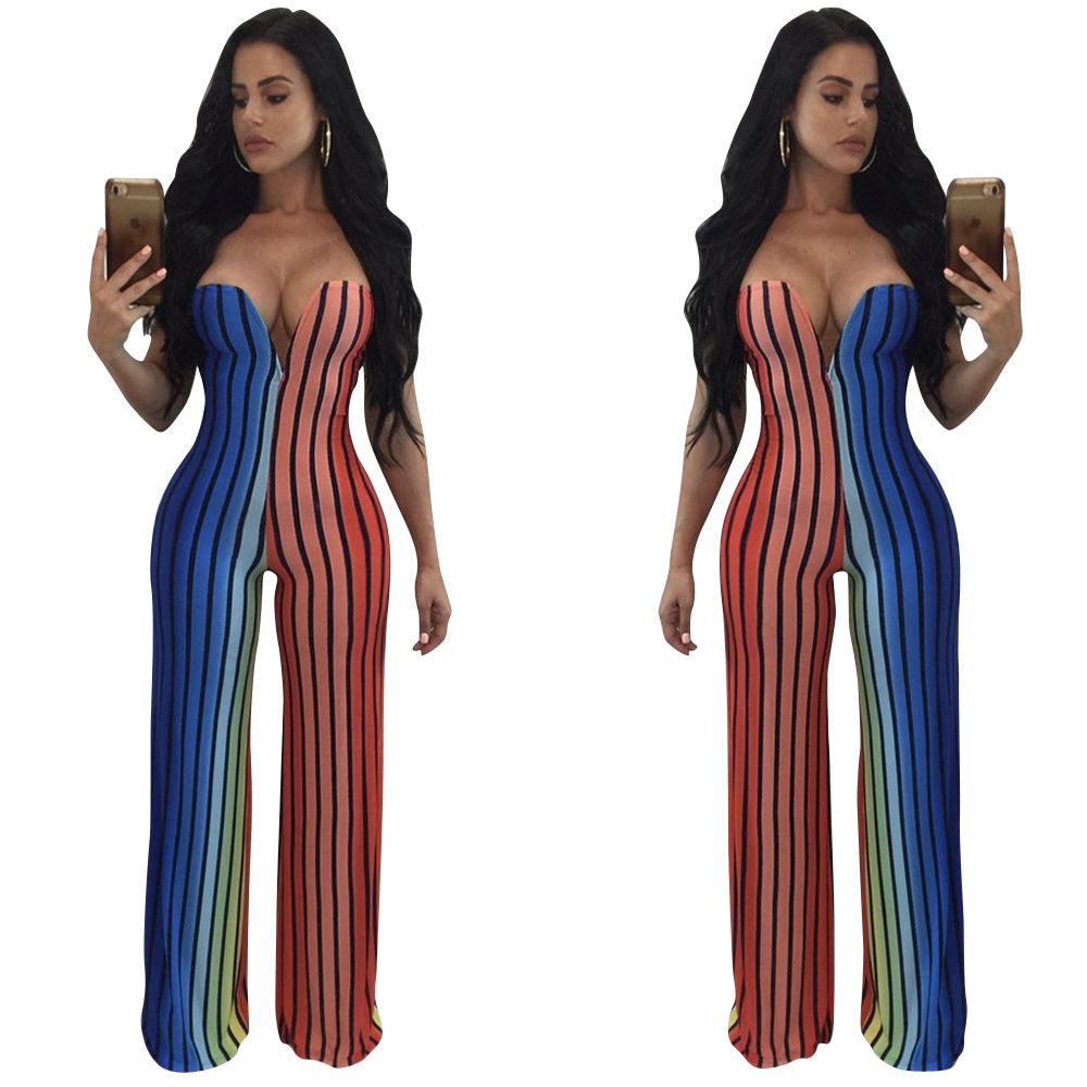 rainbow jumpsuit plus size