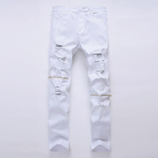 skinny white ripped jeans mens