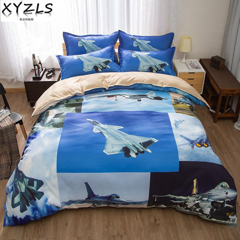 Xyzls Aviation Fighter Us Au Uk Queen Bedding Set Single King Full