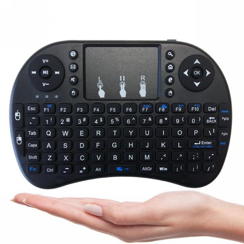 Generic 2.4GHz Wireless QWERTY Keyboard with Touch Mouse Pad and Game Controller Generic 2.4GHz Wireless QWERTY Keyboard with Touch Mouse Pad and Game Controller