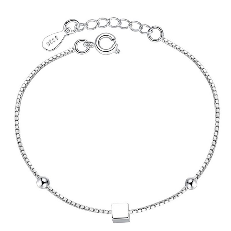 White gold friendship bracelet Clearance