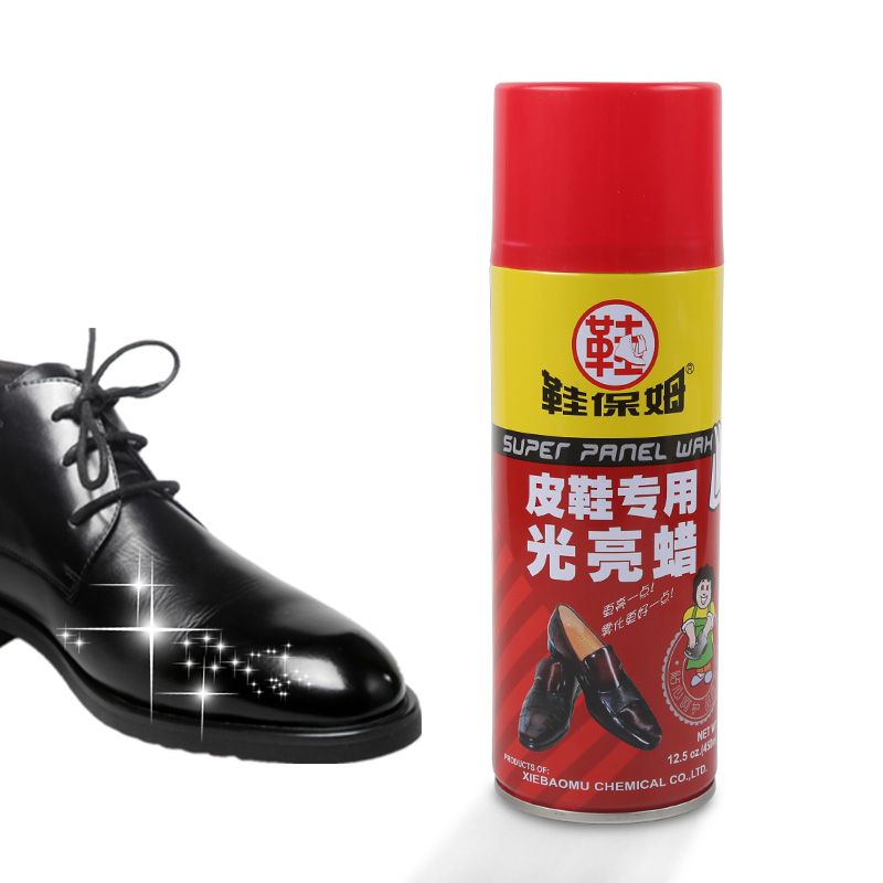 bright red shoe polish