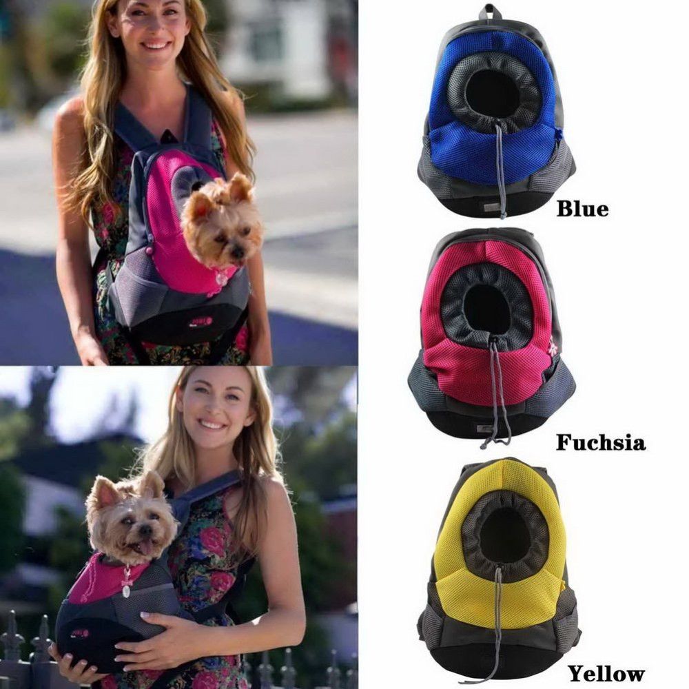 Pet Mochila al aire libre para perros Gato transpirable Bolsa de viaje Mochilas para