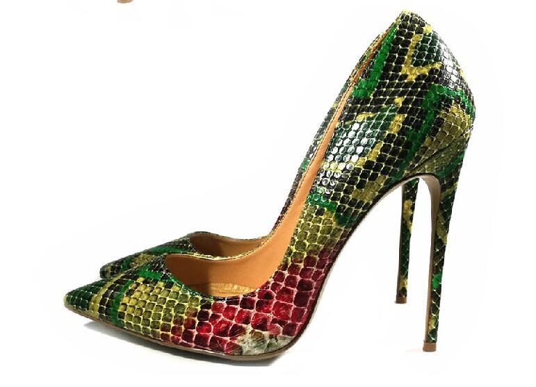 Green Red Bottoms High Heel Shoes 2018 
