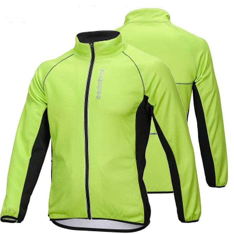 Winter Fleece Thermal Men Cycling Jacket Windproof Bicycle Coat Warm Jersey Tops
