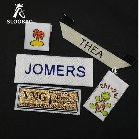 2020 Customized Clothing Tags Washable Garment Labels Custom Woven