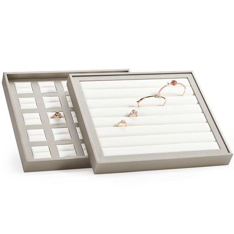 CharmsJewelry Display Boutique Contador escaparate estante Exposición anillo la joyería del perno prisionero del