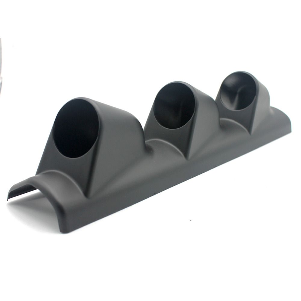 Side Car 2" 52mm Universal Three Hole DashBoard Gauge Pod Holder ABS