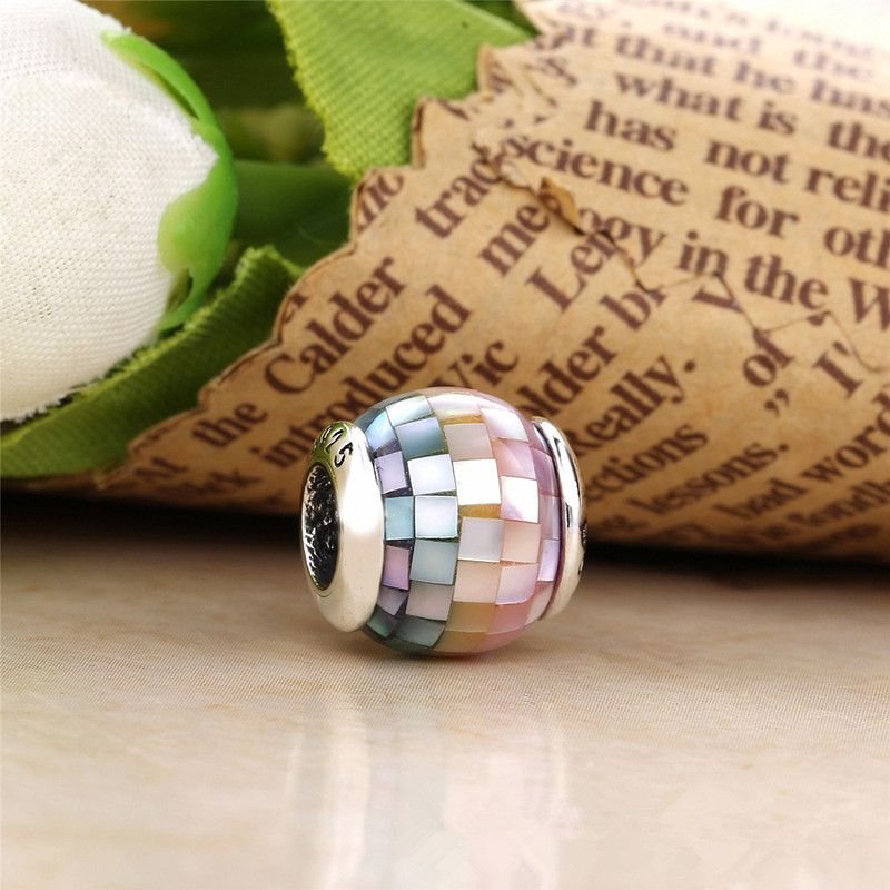 Mosaic Multi Colour Charms Genuine 925 Silver Fits For DIY Style Bracelet  797183MPR H8 From Modernqueens Store | DHgate.Com