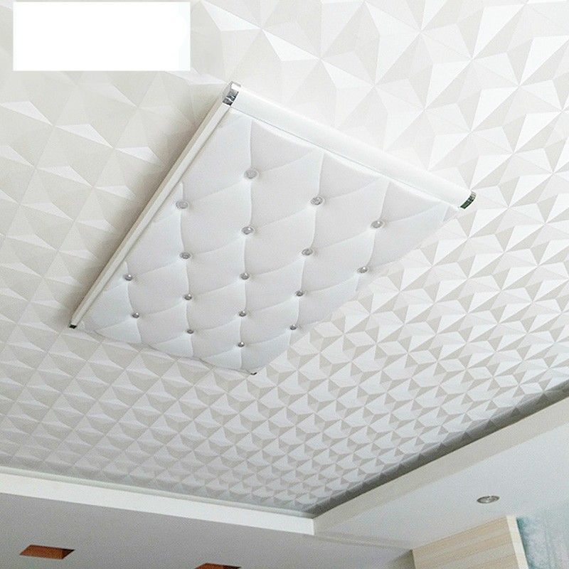 Suspended Ceiling 3d Wallpaper Classic Home Decor Diamonds Pattern