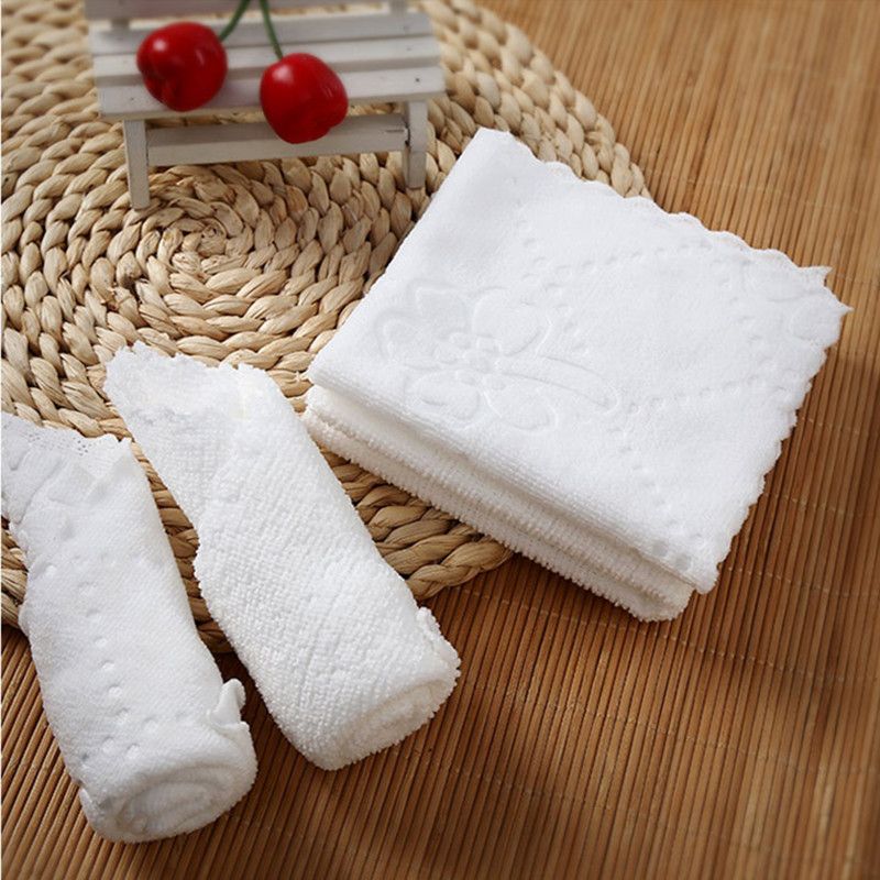 Best Wholesale Hotel Towel 100 Ultra Fine Fiber White Square White