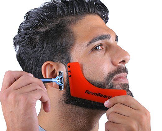 Face Trimmer Comb For Men Beard Hair Shaving Beard Styling Template Carding Tools Bearded Comb Brush For Men Shaving Hair Styling Hair Style From