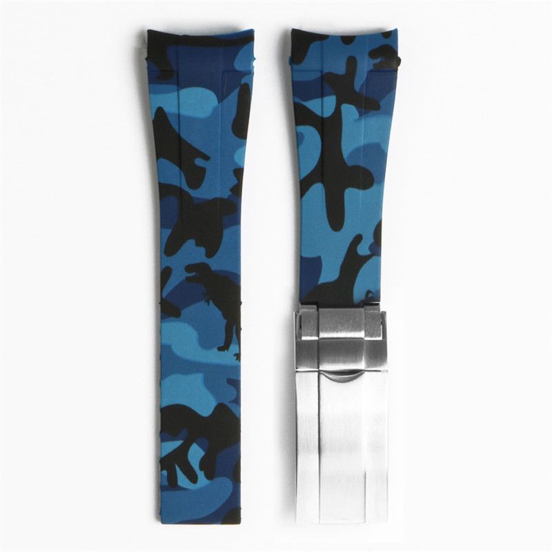 Blauwe camo