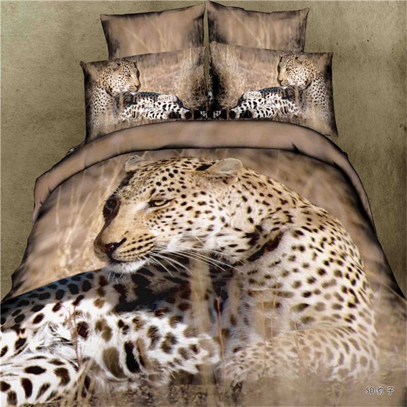 Ms O Custom Made 3d Animal Print Duvet Cover Set Queen Size Lion