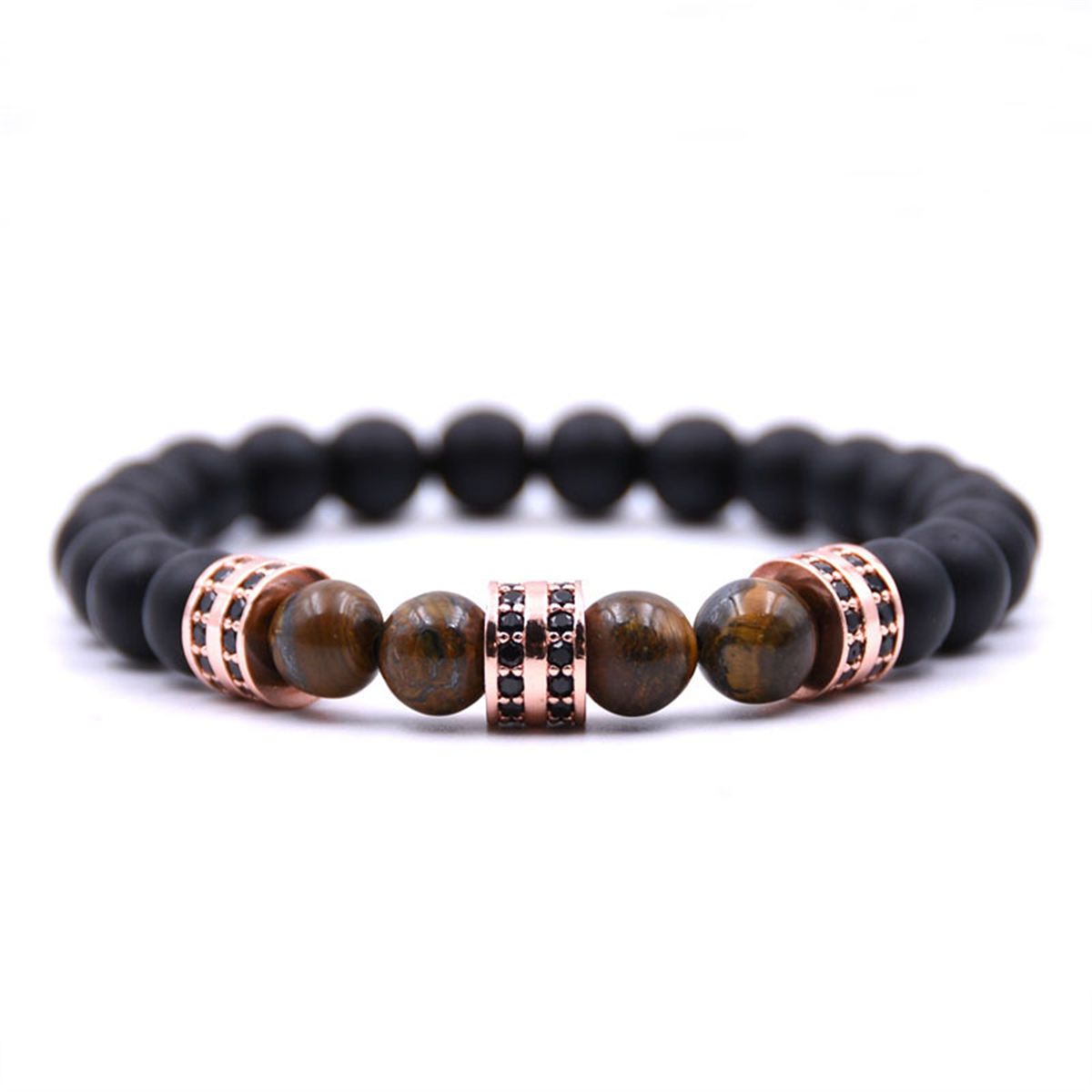 Rose Gold + Black Onyx