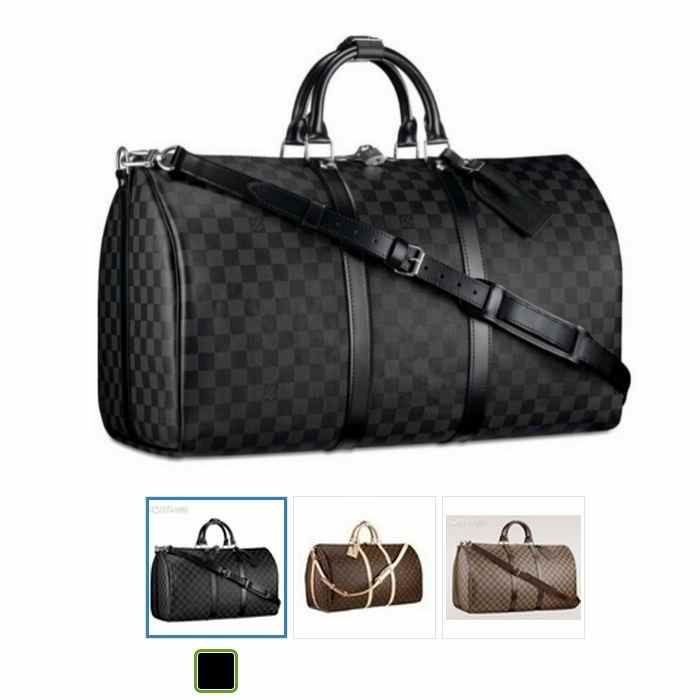 LOUIS Vuitton MUJER CUERO SATELLEL MICHAEL BOLSOS DE EQUIPAJE KEEPALL  BOLSOS DE VIAJE BOLSOS DE HOMBRO BOLSOS BOLSOS DE MONEDERO MONEDERO AJ 55CM  GG De 25,76 €