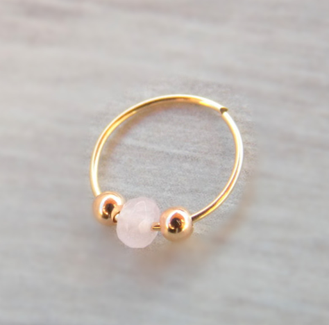 cartilage hoop earrings gold