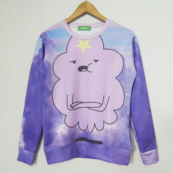 Alisister Leuke Adventure Time Hoodie Vrouwen / Mannen Print Lumpy Space  Princess Sweatshirt Paarse Wolken Sweats Shirt 3D Sweatshirt Van 18,85 € |  DHgate