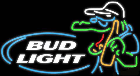 Bud light gator neon sign Outlet